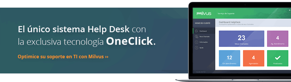 one click milvus sistema de help desk