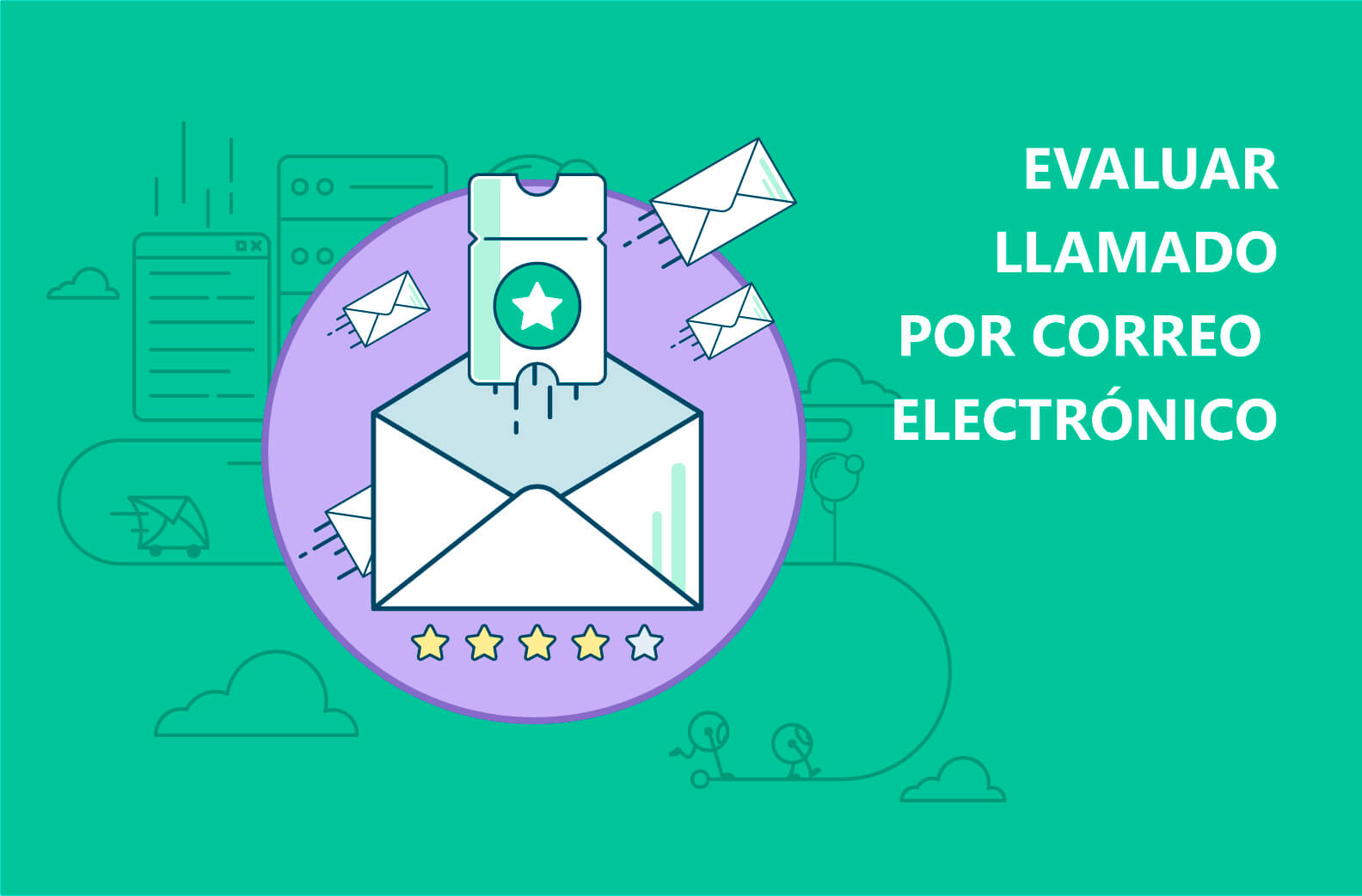 Evaluar llamada vía e-mail